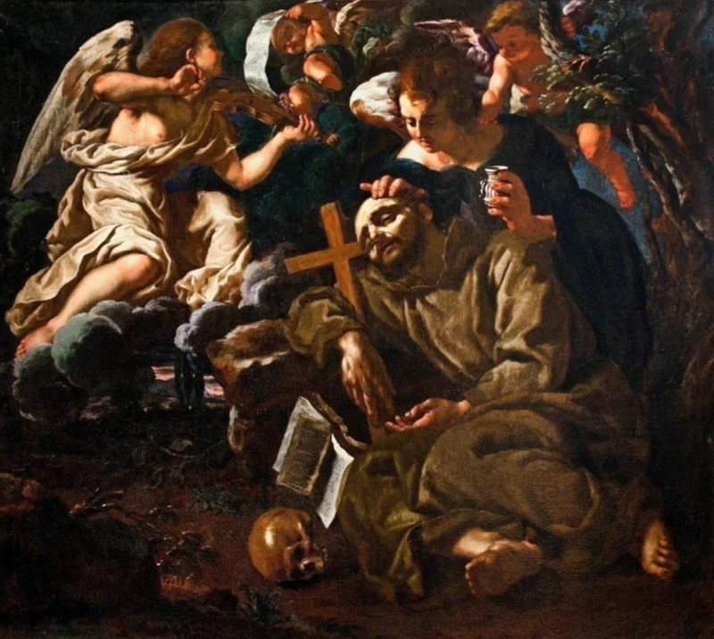 Estasi di san Francesco - Douai, musée de la Chartreuse